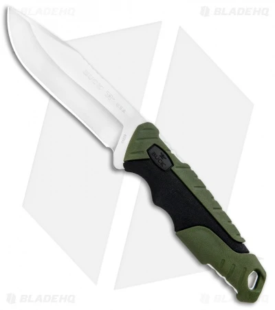 Buck Knives Buck Pursuit Large Fixed Blade Knife Green GFN (4.5" Satin) 0656GRS 1 Buck Knives Buck Pursuit Large Fixed Blade Knife Green GFN (4.5" Satin) 0656GRS