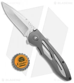 Buck Knives Tempest Liner Lock Knife Dark Gray (3.12" Satin) 7 Buck Knives Tempest Liner Lock Knife Dark Gray (3.12" Satin) -SOG Store Buck Tempest LL Dark Gray Satin 0296GYS B BHQ 2198 jr bottlecap