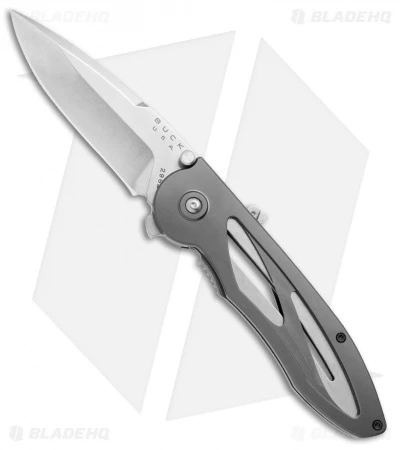 Buck Knives Tempest Liner Lock Knife Dark Gray (3.12" Satin) 1 Buck Knives Tempest Liner Lock Knife Dark Gray (3.12" Satin)
