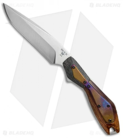 Buck Knives Buck Verge Limited Edition Fixed Blade Knife CF/Ironwood (3.75" Satin) 019IWSLE 1 Buck Knives Buck Verge Limited Edition Fixed Blade Knife CF/Ironwood (3.75" Satin) 019IWSLE