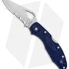 Byrd Meadowlark 2 Lockback Knife Blue FRN (2.84" Satin Serr) BY04PSBL2