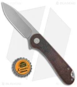 CIVIVI Elementum Liner Lock Knife Copper (2.9" Stonewash) -SOG Store CIVIVI Elementum LL Pantina Copper BB SW C907K BHQ 102827 jr bottlecap