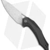 CIVIVI Isham Plethiros Flipper Knife Black/Carbon Fiber (3.45" Damascus) C904DS