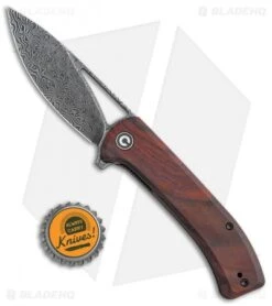 CIVIVI Riffle Liner Lock Knife Sandalwood (3.5" Damascus) C2024DS-2 -SOG Store CIVIVI Riffle LL Sandalwood Damascus C2024DS 2 BHQ 120370 jr bottlecap