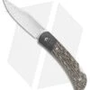 CIVIVI Rustic Gent Lock Back Knife Matrix Micarta/CF (2.97" Damascus) C914DS-2