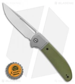 CIVIVI Trailblazer XL Slip Joint Knife OD Green G10 (3.5" Stonewash) C2101A -SOG Store CIVIVI Trailblazer XL Slip Joint Knife OD Green G10 3.5 Stonewash C2101A BHQ 122534 LS Bottlecap