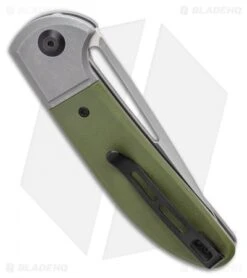 CIVIVI Trailblazer XL Slip Joint Knife OD Green G10 (3.5" Stonewash) C2101A -SOG Store CIVIVI Trailblazer XL Slip Joint Knife OD Green G10 3.5 Stonewash C2101A BHQ 122534 LS Side