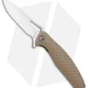 CIVIVI Wyvern Folding Flipper Knife Tan FRN (3.5" Satin) C902C