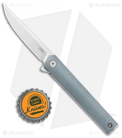 CRKT CEO Compact Liner Lock Knife Gray GRN (2.61" Satin) 4 CRKT CEO Compact Liner Lock Knife Gray GRN (2.61" Satin) - Image 4