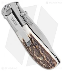 CRKT Carson M4-02 Stag Spring Assisted Knife (3.25" Satin) M4-02S 6 CRKT Carson M4-02 Stag Spring Assisted Knife (3.25" Satin) M4-02S -SOG Store CRKT Carson M4 02S Stag SA Satin BHQ 7036 jr side