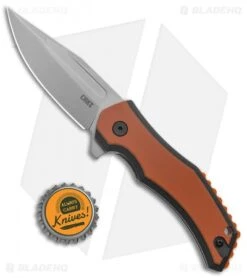 CRKT Fawkes Spring Assisted Knife Brown/Orange G-10 (2.75" Bead Blast) -SOG Store CRKT Fawkes Dust Layer G 10 LL DP BB BHQ 138957 jr bottlecap