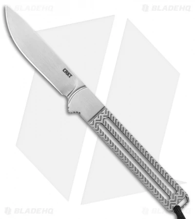 CRKT Feisty Fixed Blade Knife Skeletonized (2.4" Satin) 1 CRKT Feisty Fixed Blade Knife Skeletonized (2.4" Satin)