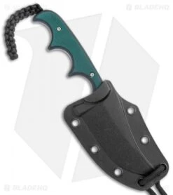 CRKT Folts Minimalist Persian Neck Knife Green G-10 (2.1" Bead Blast) 2379 -SOG Store CRKT Folts Minimalist Persian Neck Green G 10 BB 2379 BHQ 126213 jr sheath