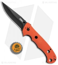 CRKT Hammond Cruiser LAWKS Liner Lock Knife Orange (3.75" Black) 7904ORB -SOG Store CRKT Hammond Cruiser Orange Black CR7904ORB BHQ 87148 jr bottlecap 2