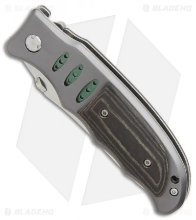 CRKT Lake Sentinel Liner Lock Folding Knife Micarta/Blue (3.3" Satin) 7122M 2 CRKT Lake Sentinel Liner Lock Folding Knife Micarta/Blue (3.3" Satin) 7122M - Image 2