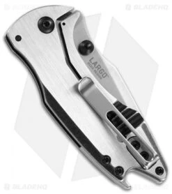 CRKT Ochs Largo Spring Assisted Knife Stainless Steel (2.5" Satin) 5360 5 CRKT Ochs Largo Spring Assisted Knife Stainless Steel (2.5" Satin) 5360 -SOG Store CRKT Largo jr side 2