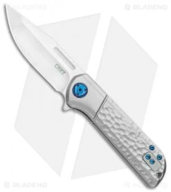 CRKT Mah Lanny Spring Assisted Liner Lock Knife Aluminum (3.2" Satin) 6525