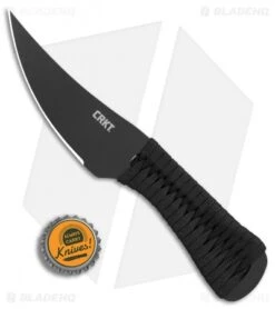 CRKT Scrub Tactical Fixed Blade Knife (3.75" Black) 2712 -SOG Store CRKT Scrub Tactical Black 2712 BHQ 76694 jr bottlecap