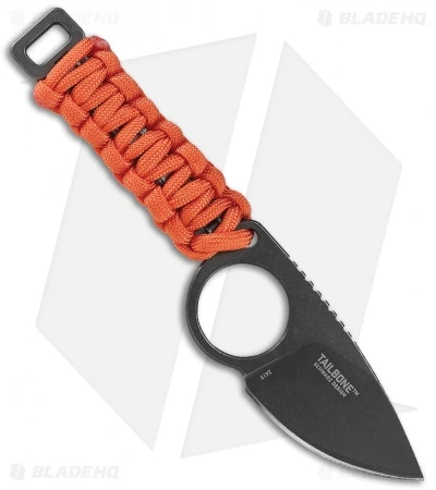 CRKT Schwarz Tailbone Fixed Blade Knife Orange Cord-Wrapped (2.4" SW) 2415 2 CRKT Schwarz Tailbone Fixed Blade Knife Orange Cord-Wrapped (2.4" SW) 2415 - Image 2