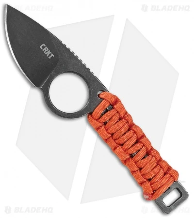 CRKT Schwarz Tailbone Fixed Blade Knife Orange Cord-Wrapped (2.4" SW) 2415 1 CRKT Schwarz Tailbone Fixed Blade Knife Orange Cord-Wrapped (2.4" SW) 2415