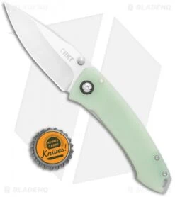 CRKT Tuna Frame Lock Knife Natural G-10 (3.25" Stonewash D2) -SOG Store CRKT Tuna FL Natural G 10 SW 2520JSD2 BHQ 114001 jr bottlecap