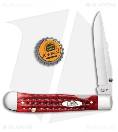 Case Kickstart TrapperLock Assisted Knife Pocket Worn Old Red Bone (6154AC SS) 2 Case Kickstart TrapperLock Assisted Knife Pocket Worn Old Red Bone (6154AC SS) - Image 2