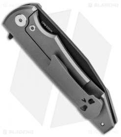 Chaves Ultramar Sangre Street Flipper Knife Green Canvas Micarta (3.4" Black SW) -SOG Store Chaves Ultramar Sangre Street Green Canvas BHQ 85464 jr side