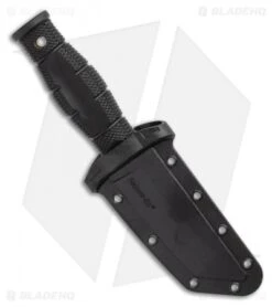 Cold Steel Mini Leatherneck Tanto Fixed Blade Knife (3.5" Satin) 39LSAA -SOG Store Cold Steel Mini Leatherneck Tanto Fixed Blade Knife 3.5 Stonewash 39LSAA BHQ 121216 LS Sheath