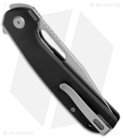 Liong Mah Eutektik Trinity Liner Lock Knife Black G-10 (3.6" SW 14C28N) -SOG Store Eutektik Trinity LL Black G 10 SW BHQ 176196 jr side