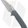 Ferrum Forge Les George Masterblaster Flipper Knife Slab Blue Ti (3.6" SW)