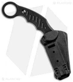 Fox Knives Karambit Fixed Blade Knife Black G-10 (2.5" Black) 598 -SOG Store Fox Knives Karambit Black G 10 Black 02FX700 BHQ 88388 jr sheath