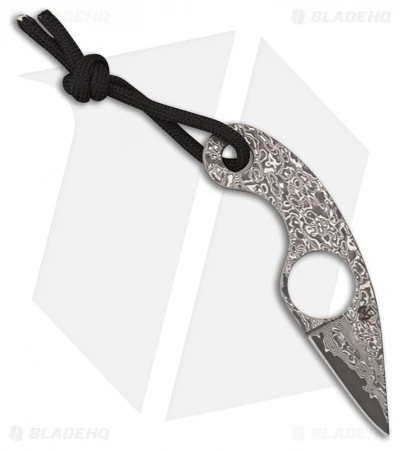 Fred Perrin La Mini Griffe Fixed Blade Knife Damascus (1.375" Damascus) 1 Fred Perrin La Mini Griffe Fixed Blade Knife Damascus (1.375" Damascus)