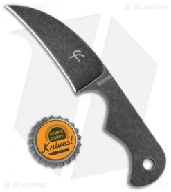 Fred Perrin Le Peeler Fixed Blade Neck Knife (2.5" Black Stonewash) -SOG Store Fred Perrin Le Peeler Black SW FRD1901 BHQ 112008 jr bottlecap