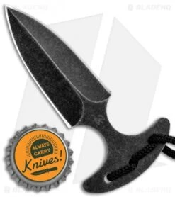 Fred Perrin Push-Dagger Medium Fixed Blade Black (2.5" Black Stonewash) -SOG Store Fred Perrin Push Dagger Medium Black Black SW FRD1802 BHQ 86741 jr bottlecap