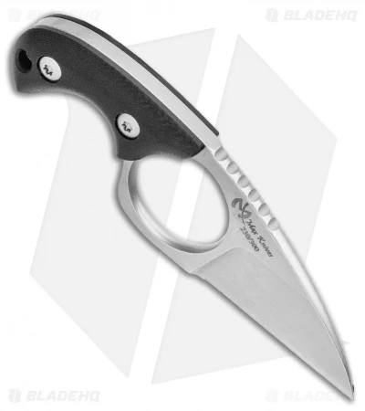 Fred Perrin Shorty Neck Knife Black G-10 (2.25" Stonewash) 2 Fred Perrin Shorty Neck Knife Black G-10 (2.25" Stonewash) - Image 2