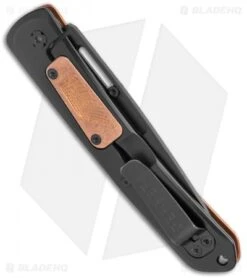 Gerber Affinity Frame Lock Knife Copper (3.7" Black) 30-001866 -SOG Store Gerber Affinity FL Copper Black BHQ 120842 jr side