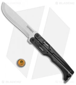 Gerber Doubledown QuadLock Knife Black (6.8" Stonewash) 30-001536N -SOG Store Gerber Doubledown QuadLock Black SW 30 001536N BHQ 105510 jr bottlecap