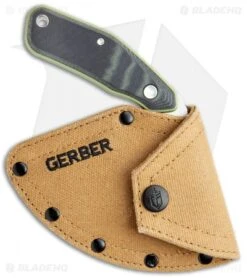Gerber Downwind Ulu Fixed Blade Knife Flat Sage Green G-10 (3.5" SS) 30-001824 6 Gerber Downwind Ulu Fixed Blade Knife Flat Sage Green G-10 (3.5" SS) 30-001824 -SOG Store Gerber Downwind Ulu Flat Sage Green G 10 SS BHQ 120852 jr sheath