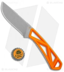 Gerber EXO-MOD Drop Point Fixed Blade Knife Orange (Stonewash) 30-001796 -SOG Store Gerber EXO MOD DP Orange SW 30 001796 BHQ 105520 jr bottlecap