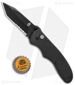 Gerber FAST Draw Tanto Knife Assisted Opening (3" Black Serr) -SOG Store Gerber FAST Draw Tanto Assisted Opening Black Serr 31 001751 BHQ 15598 jr bottlecap