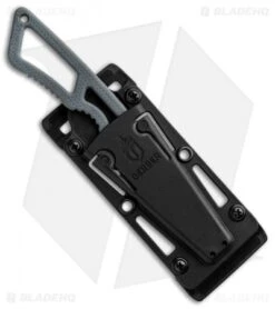 Gerber Ghostrike Fixed Blade Knife Gray Rubber (3.25" Stonewash BDZ-1) -SOG Store Gerber Ghostrike Fixed Gray Rubber SW 30 001424 BHQ 90689 jr sheath