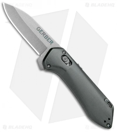 Gerber Highbrow Compact A/O Spring Assisted Knife Gray (2.8" Stonewash) 1 Gerber Highbrow Compact A/O Spring Assisted Knife Gray (2.8" Stonewash)