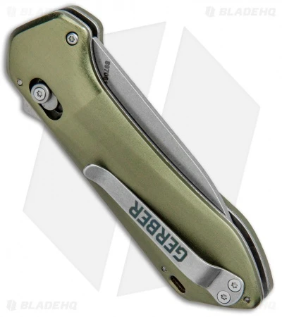 Gerber Highbrow Compact Spring Assisted Knife Green (2.8" Stonewash) 3 Gerber Highbrow Compact Spring Assisted Knife Green (2.8" Stonewash) - Image 3