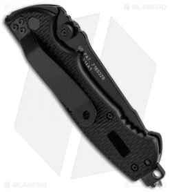 Gerber Hinderer CLS Combat Life Saver Knife (3.5" Black Serr) 1870 -SOG Store Gerber Hinderer CLS Combat Life Saver 22 01870 BHQ 7692 jr side