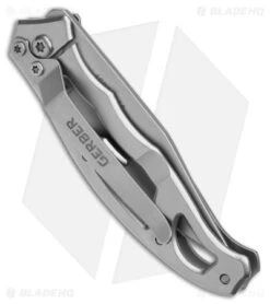 Gerber Mini Paraframe Frame Lock Knife Gray Stainless Steel (2.25" Satin) G48484 -SOG Store Gerber Mini Paraframe FLK Gray Stainless Steel 2in Satin BHQ 53970 td side