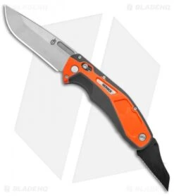 Gerber Randy Newberg DTS Pivot Lock Knife Gray/Orange Rubber (3.8" SW)
