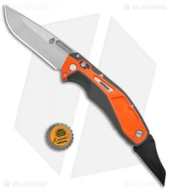 Gerber Randy Newberg DTS Pivot Lock Knife Gray/Orange Rubber (3.8" SW) -SOG Store Gerber Randy Newberg DTS Gray Orange Rubber 30 001761 BHQ 105530 jr bottlecap