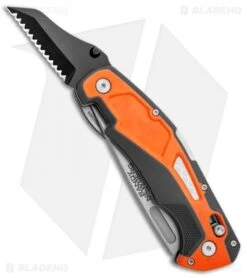 Gerber Randy Newberg DTS Pivot Lock Knife Gray/Orange Rubber (3.8" SW) -SOG Store Gerber Randy Newberg DTS Gray Orange Rubber 30 001761 BHQ 105530 jr knife 2