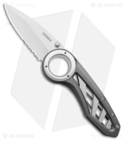 Gerber Remix Liner Lock Knife Gray Aluminum (3" Bead Blast) G41969