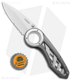 Gerber Remix Liner Lock Knife Gray Aluminum (3" Bead Blast) G41969 7 Gerber Remix Liner Lock Knife Gray Aluminum (3" Bead Blast) G41969 -SOG Store Gerber Remix LL Gray Aluminum BB Serr BHQ 53962 jr bottlecap